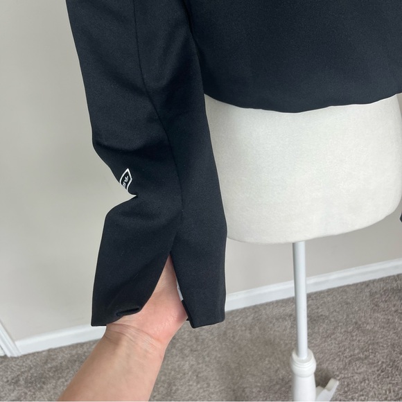 NWT ADIDAS TLRD ZIP UP LONG SLEEVE TRACK JACKET SIZE SMALL IN BLACK AND WHITE - Picture 11 of 16